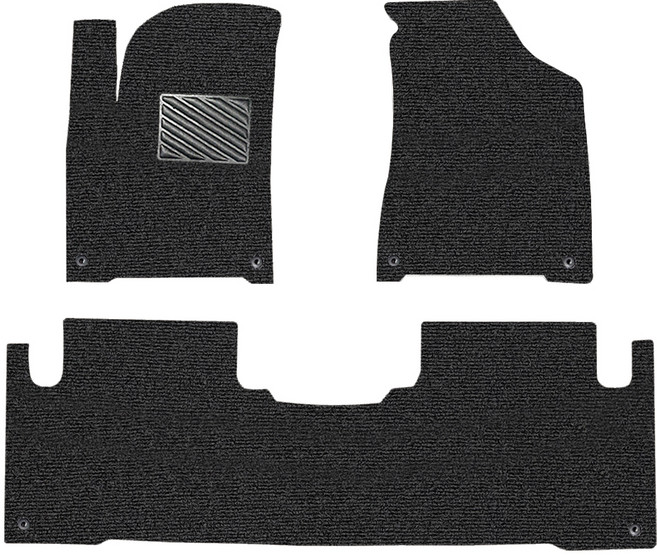 포시즌 차량용 확장형 코일카매트, 쌍용 코란도C 2011~2017년, 블랙, 쌍용