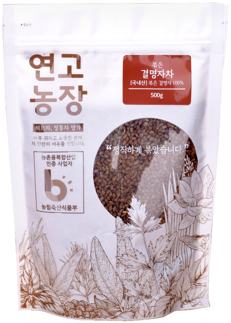 韓國產焙炒決明子茶, 500g, 1包, 1包