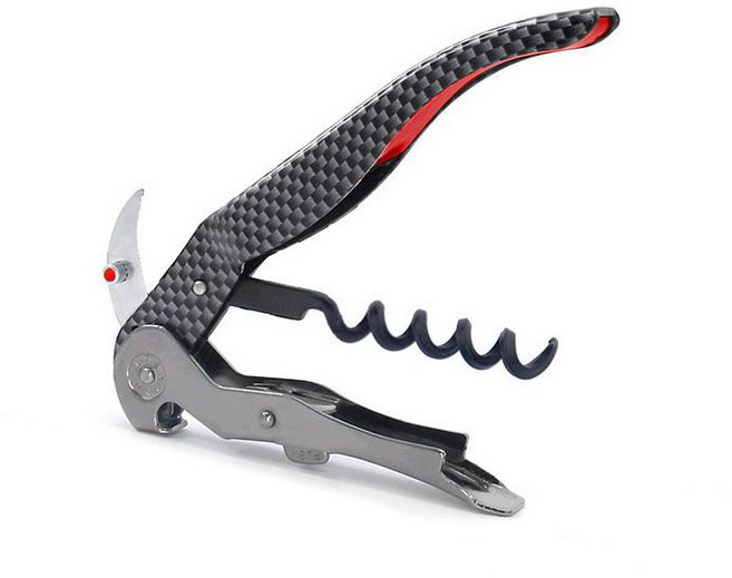 풀텍스 코르크스크류 클릭컷 몬자 카본 와인오프너, 혼합색상, 1개