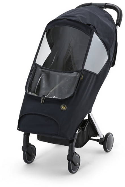 맘네스트 리안 그램 시리즈 유모차 전용 사계절 방풍커버, 블루블랙, 1개