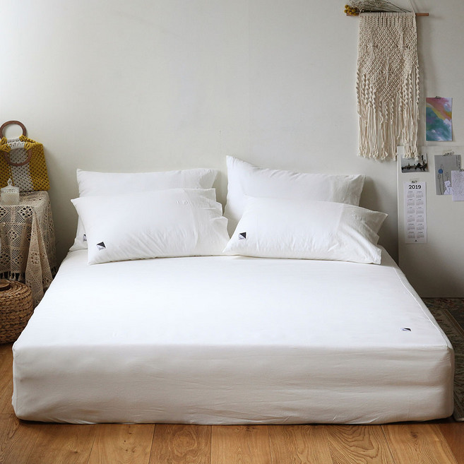 누비지오 노컨셉 내추럴광목 홑겹매트리스커버