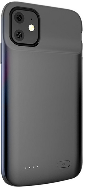 아이폰11 케이스형 보조배터리 5000mAh, XDL-634M, 블랙