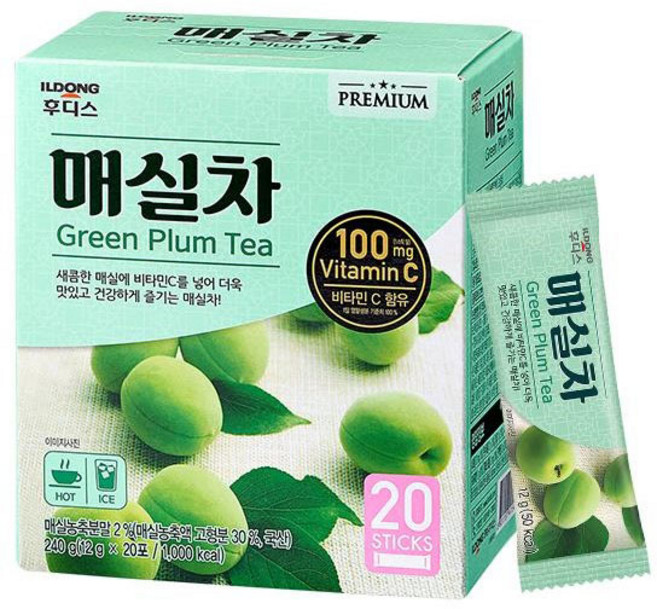 일동후디스 매실차, 12g, 20개입, 1개
