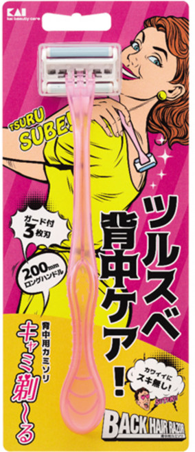 카이 등 제모 면도기, 1개입, 1개