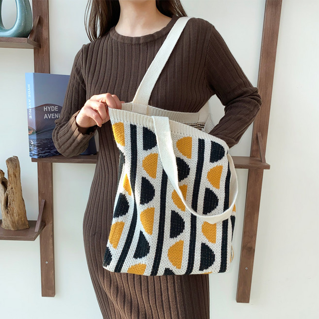 고앤비 알록달록 니트백 bg1050