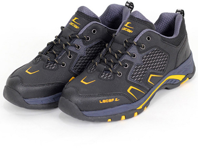 르까프 안전화 LS-07, 블랙 + 옐로우, 1개
