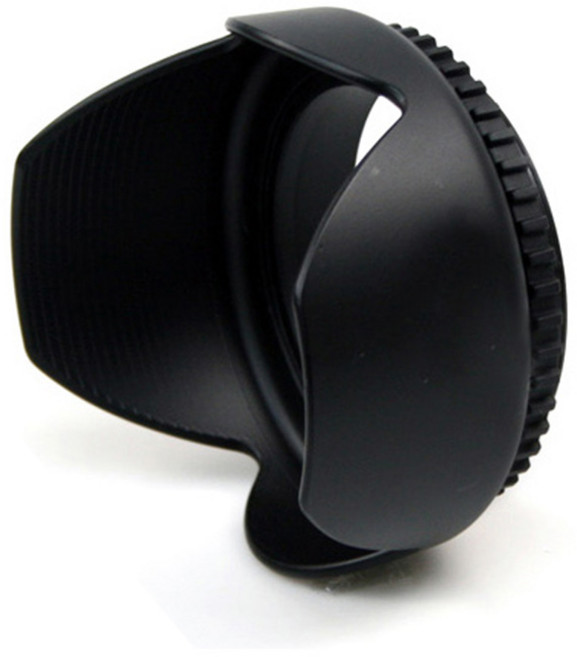 카메라 렌즈용 꽃무늬 후드 77mm, UP1004B, 1개