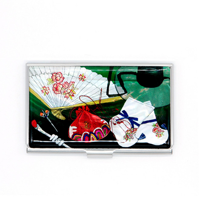 아리랑 자개 명함 케이스 버선, 1개