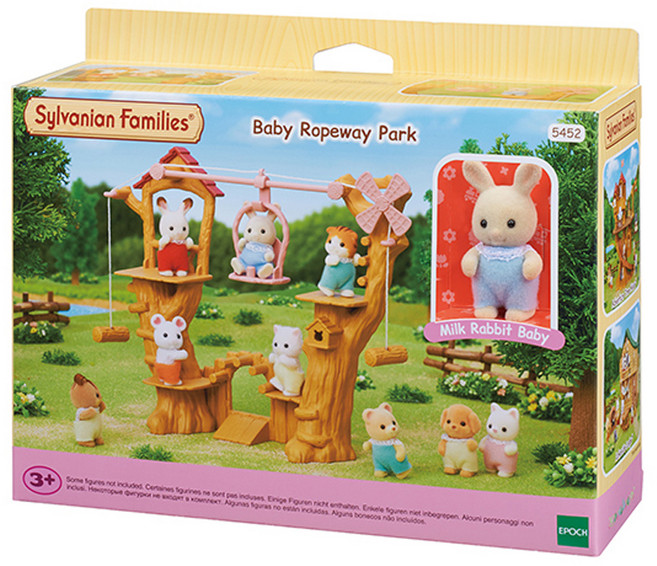 EPOCH Sylvanian Families 森林家族 嬰兒森林家族鞦韆公園公仔套組, 1套