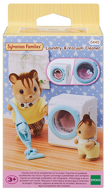 실바니안패밀리 세탁기와 청소기 피규어 세트, 1세트