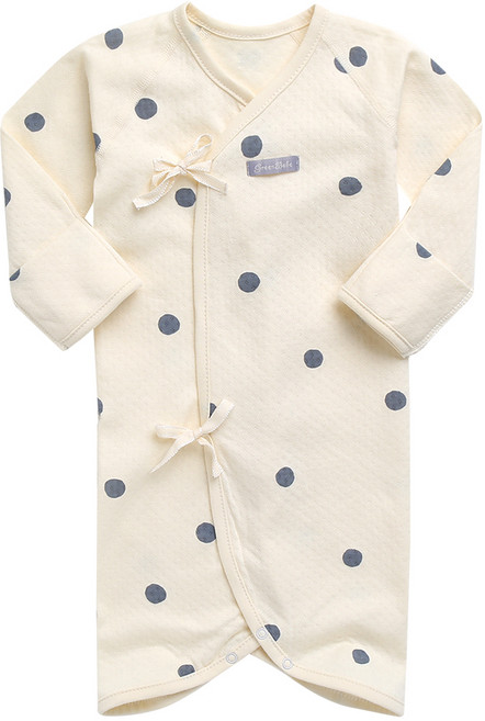 그린베베 신생아용 버블캣 양면 배냇가운