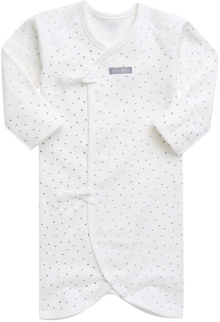 GREEN BEBE 新生兒印花蝴蝶衣