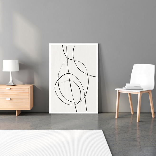 마니앤솔 추상 액자 테이블 대 720 x 480 x 280 mm, 심플라인아트