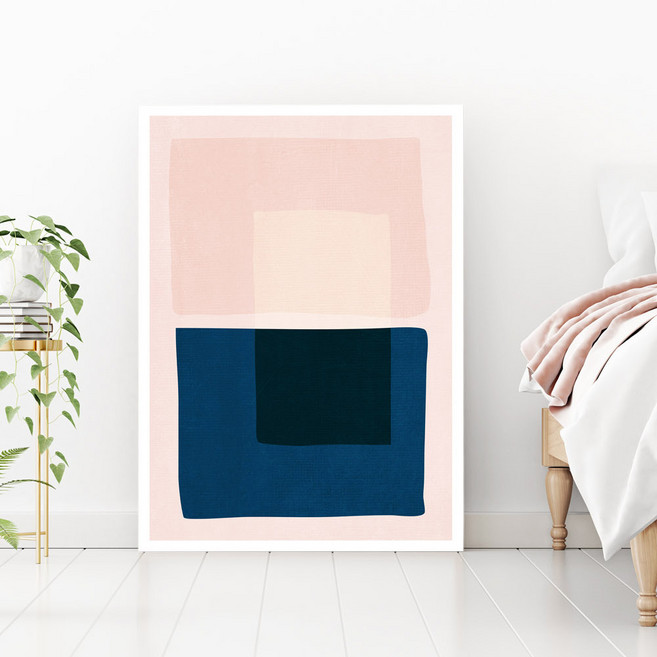 마니앤솔 추상 액자테이블 중, 해피핑크