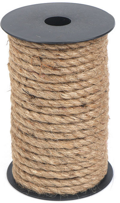 J&C 工藝用黃麻繩 8mm, 1個, 16m, 黃色