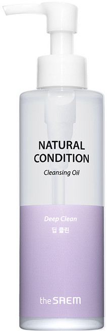 더샘 내추럴 컨디션 클렌징 오일 딥클린, 180ml, 1개