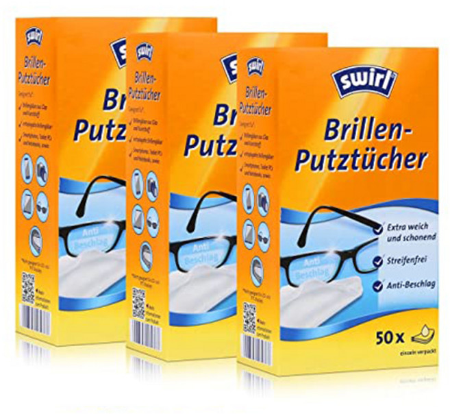 스월 렌즈 스마트폰 액정 세정 티슈 50p, 3개