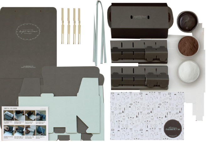 With 파베 초콜릿 만들기 세트, 11종, 1세트