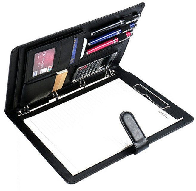 콩 K office A4 사이즈 카드꽂이 노트 바인더 B, 블랙, 1개