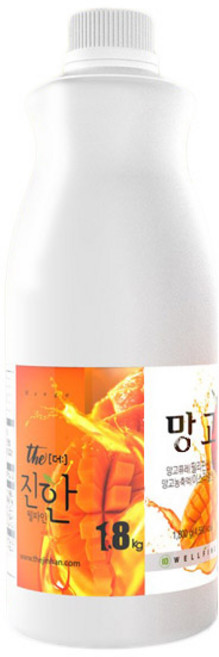 웰파인 더진한 망고 농축액, 1.8kg, 1개