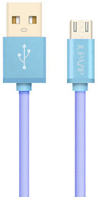 주파집 고속충전 케이블 5핀 매쉬 케이블 3m, 블루, 1개