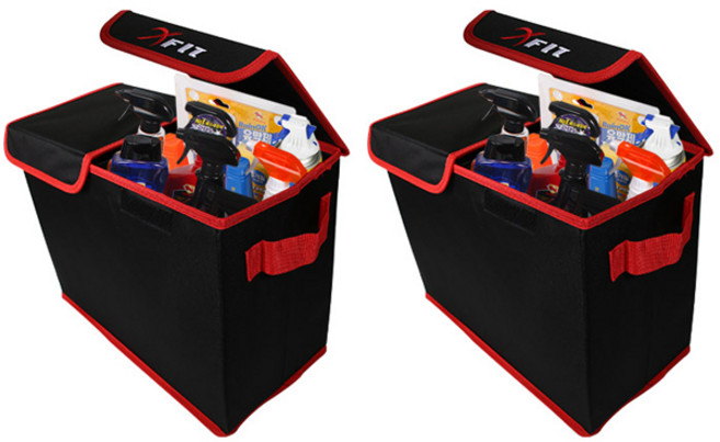 엑스핏 듀얼 트렁크정리함 2p, 블랙