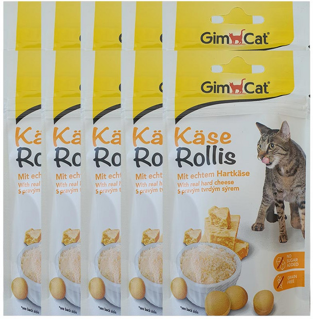 짐캣 고양이 치즈 롤리스 영양제, 종합영양제, 10개, 40g