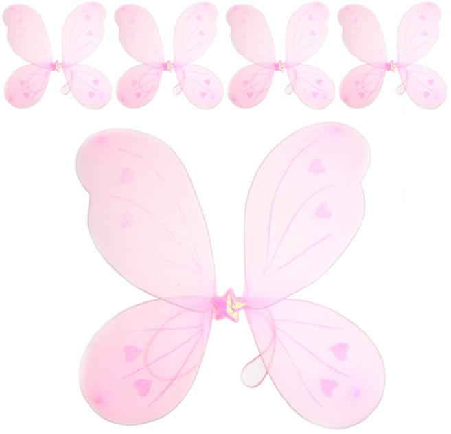 리빙다 요정 날개, 핑크, 5개