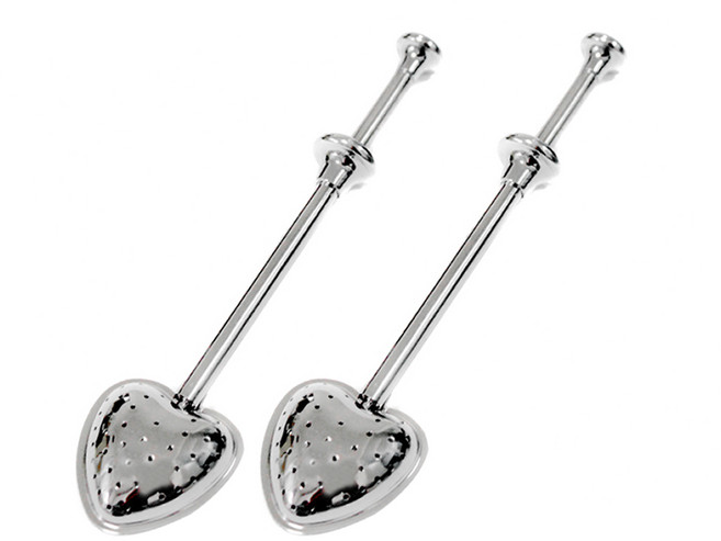 하트주사기 티 인퓨저, one color, 2개