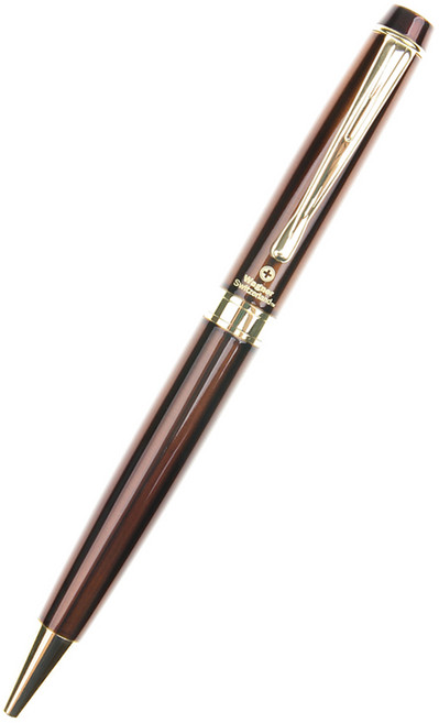 스위스와그너 프레스티지 볼펜 SW-PR, 브라운(BR/G), 1개