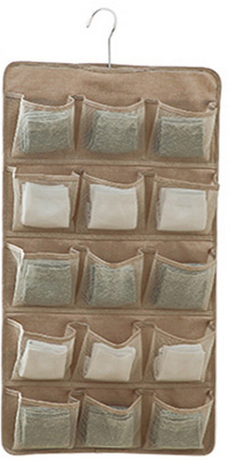 미니플 에이블 속옷 정리 수납 포켓, 베이지, 1개