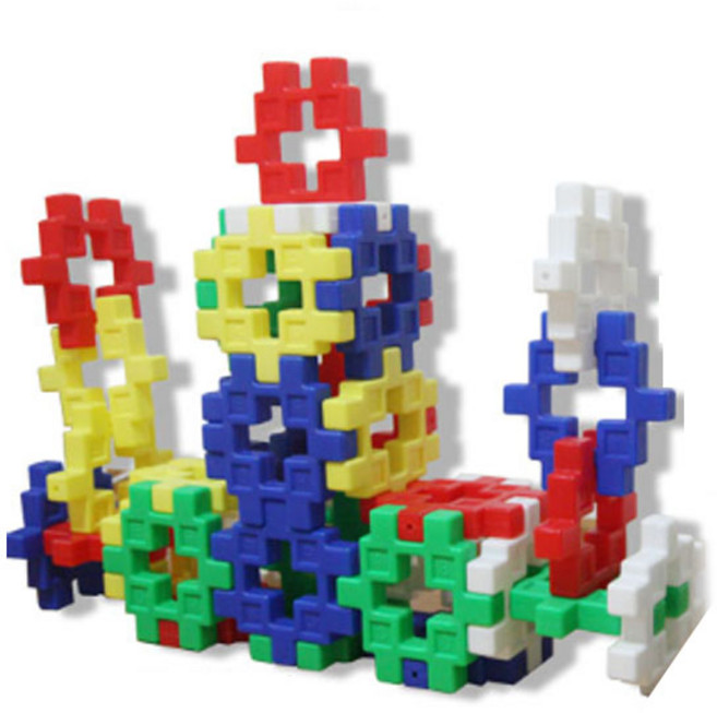 사각블럭 50p, 혼합색상, 1개