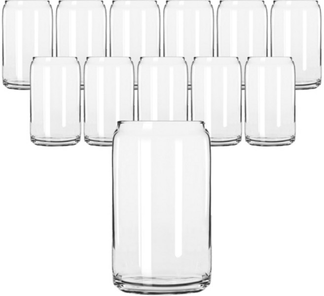 리비 비어캔 글라스 370ml, 12개