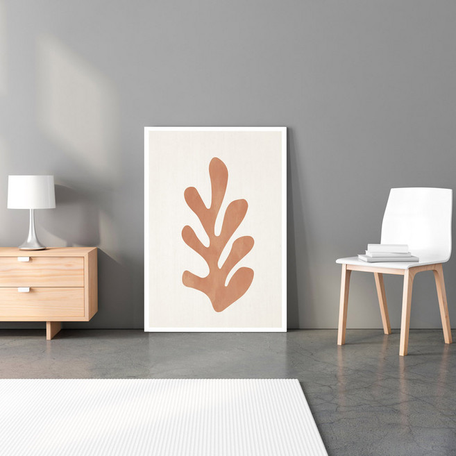 마니앤솔 테라코타 추상액자 테이블 대, 혼합색상