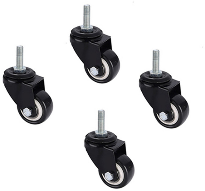 가팡 무소음 볼트 캐스터 소형바퀴, 4개