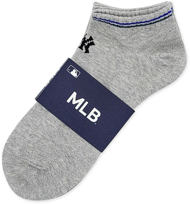 MLB 남성용 링글 스니커즈 양말 3족 세트