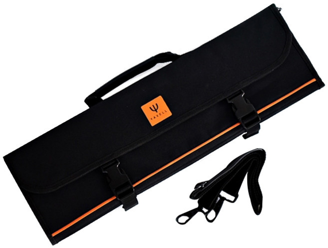 약셀 휴대용 롤백 10p 수납 칼가방, 혼합색상, 1개