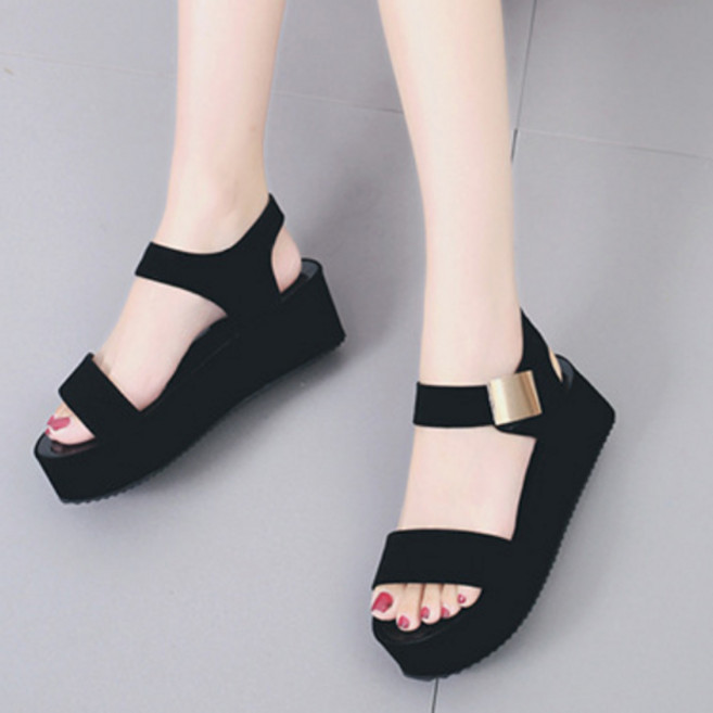 제이라인 통굽 버클 샌들 JLWEHEEL1001