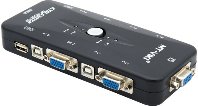 Coms USB KVM 4對1切換器, TB046, 1個