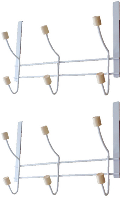 선우랜드 우드볼 도어훅 6구, 화이트, 2개