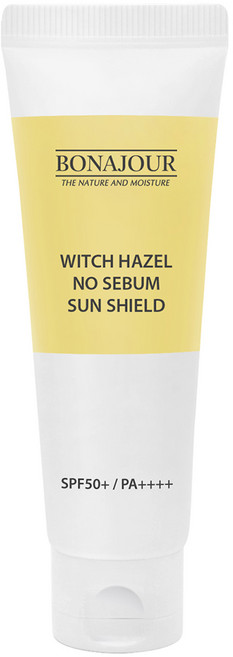 보나쥬르 위치하젤 노세범 썬쉴드 선크림 SPF50+ PA++++, 40ml, 1개