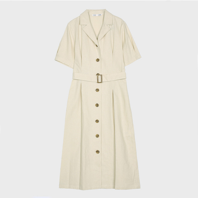 미쏘 플레어 벨트 롱원피스