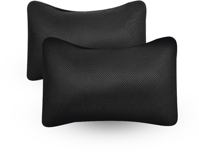 시크릿 메쉬 스퀘어 차량용 허리쿠션, 2개