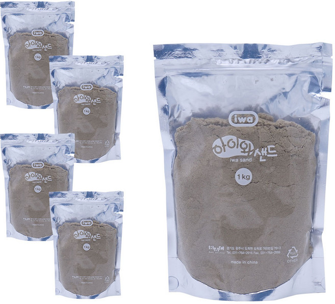 아이와 샌드 리필 5p, 1kg, 1개