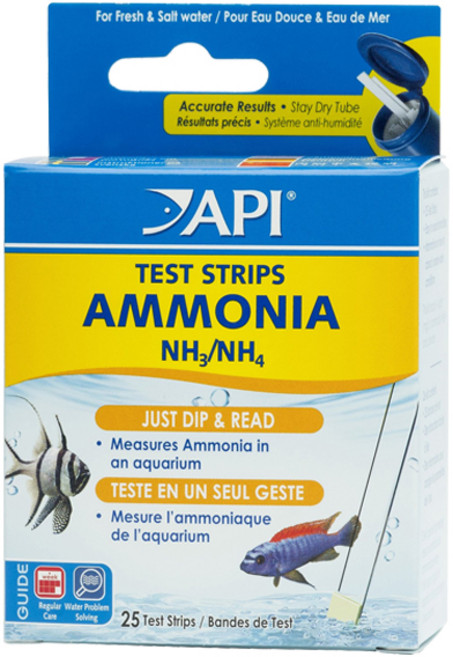 에이피아이 NH3 NH4 Test 스트립 암모니아 측정 스틱, 1개