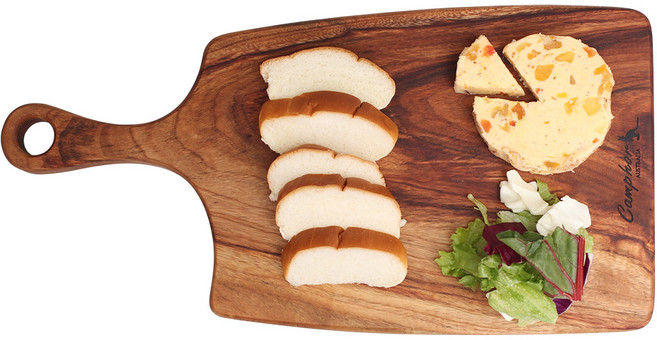 안스하우스 캄포나무 손잡이 빵도마, 랜덤발송, 1개