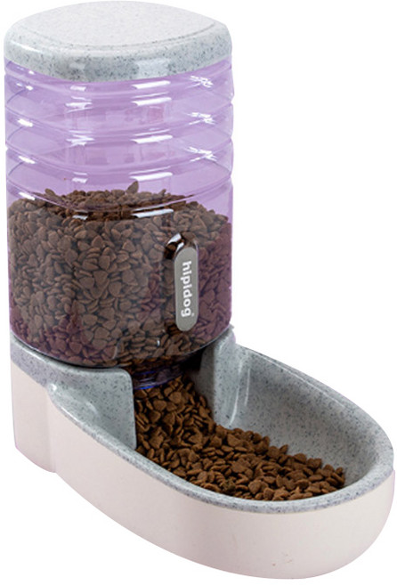 히피독 반려동물 반자동 그랜드 급식기, 그레이, 1개