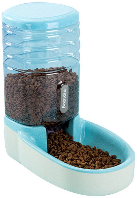 딩동펫 반려동물 반자동 그랜드 급식기, 블루, 1개