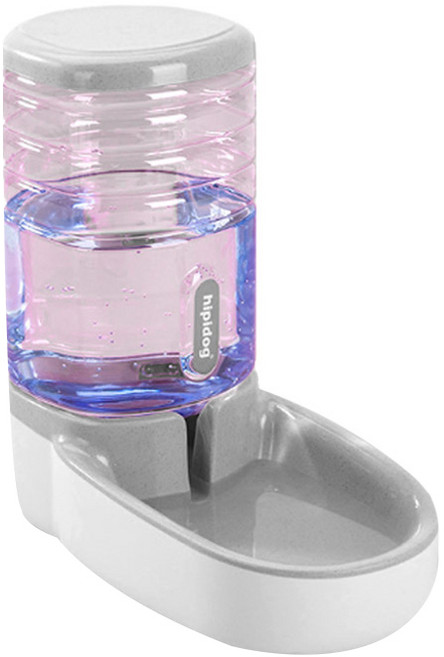 딩동펫 반려동물 반자동 그랜드 급수기, 그레이, 1개