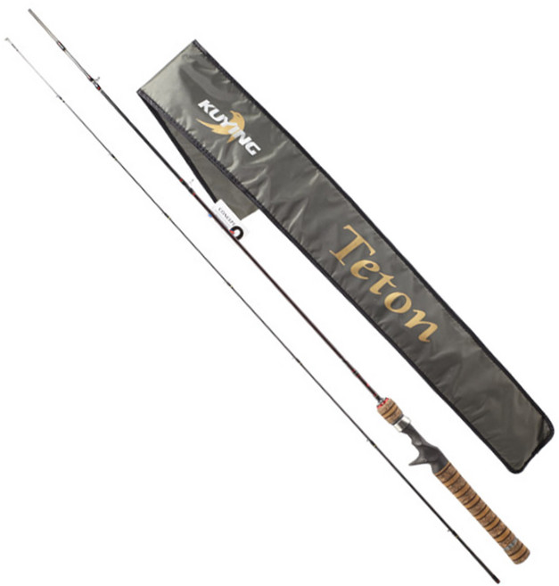 KUYING 酷影 TETON 602UL 槍柄路亞竿 TTC602UL + 竿套, 混合色